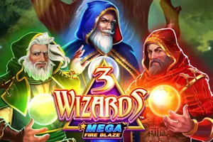 Playtech : Mega Fire Blaze: 3 Wizards - RIVAL168