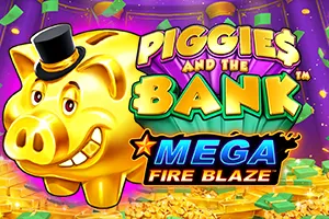 Playtech : Mega Fire Blaze: Piggies and the Bank™ - RIVAL168