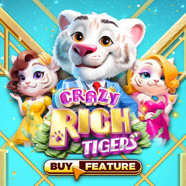 Microgaming : Crazy Rich Tigers - RIVAL168